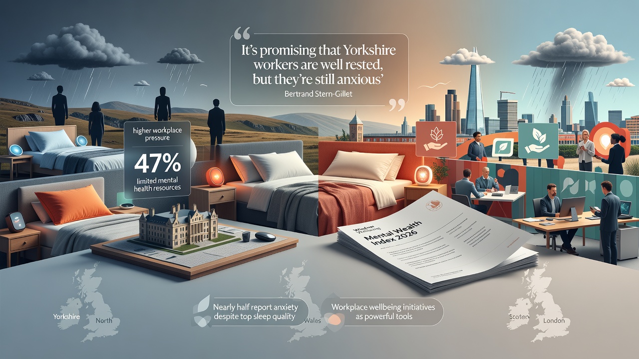 Nearly Half of Rested Yorkshire Workers Still Report Anxiety, Study Finds