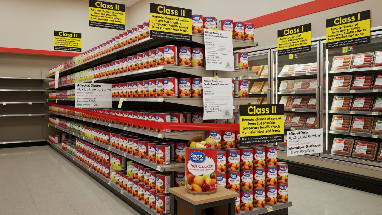 FDA Flags Lead Contamination Risk in Walmart-Sold Fruit Cocktail Cans