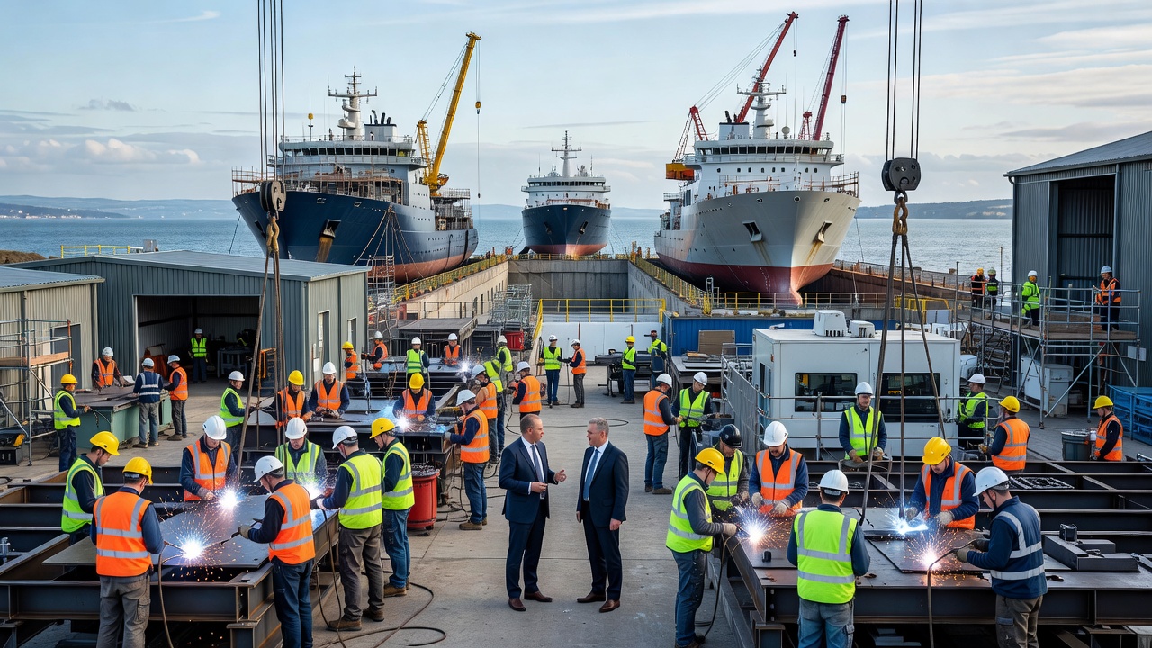 Scottish Shipyard Lifts Apprentice Goal to 750 as Naval Contracts Expand